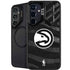 NBA Atlanta Hawks Black Animal Print Galaxy S24 Plus Kickstand Case